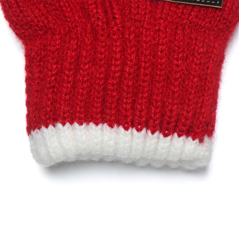 Outdoor Keep Warm Warm Thick Soft Boys Girls Kids Gloves Full Finger Knitted Gloves Mittens