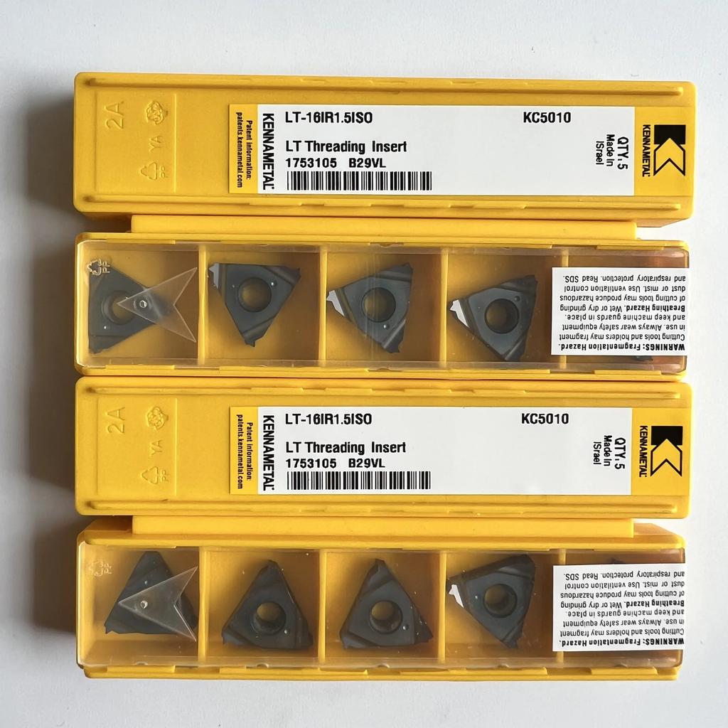 KENNAMETEL / LT-16IR1.5ISO KC5025 / Original Carbide Blade 10 Pcs