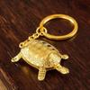Nacai Little Golden Turtle Keychain Alloy Pendant Creative Personality Car Chain Keyring Ring Internet Celebrity Cute Female Pendant