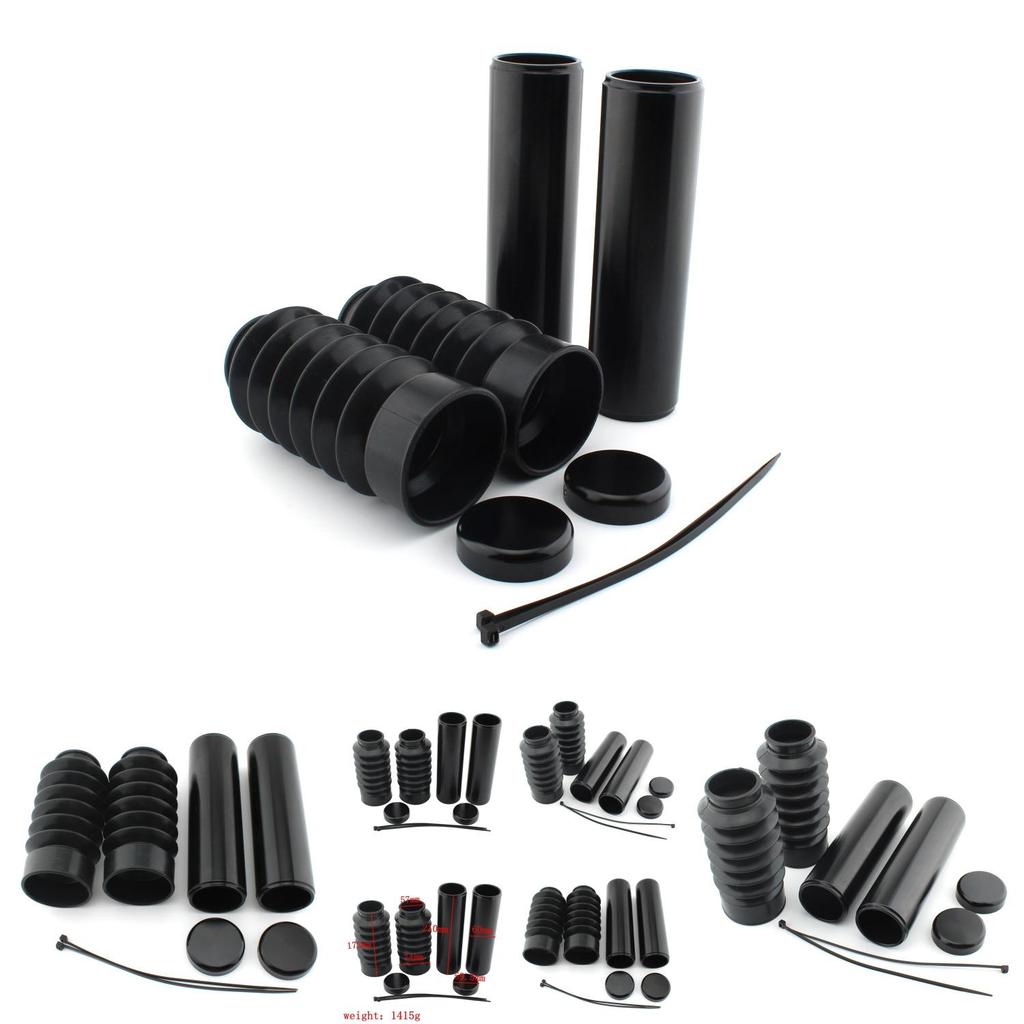 Стильный черный комплект из шести частей: чехлы на передние амортизаторы для Harley Night Rod J5