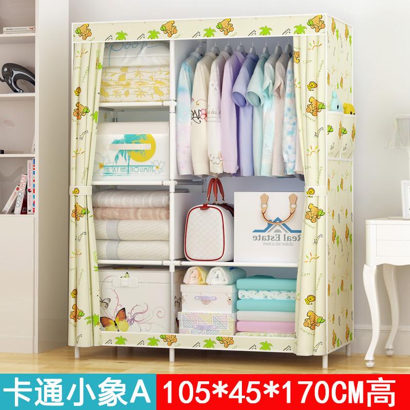 Шкаф Простые тканевые шкафы Компактный шкаф для хранения пыли Подвесной складной G Портативный шкаф для спальни