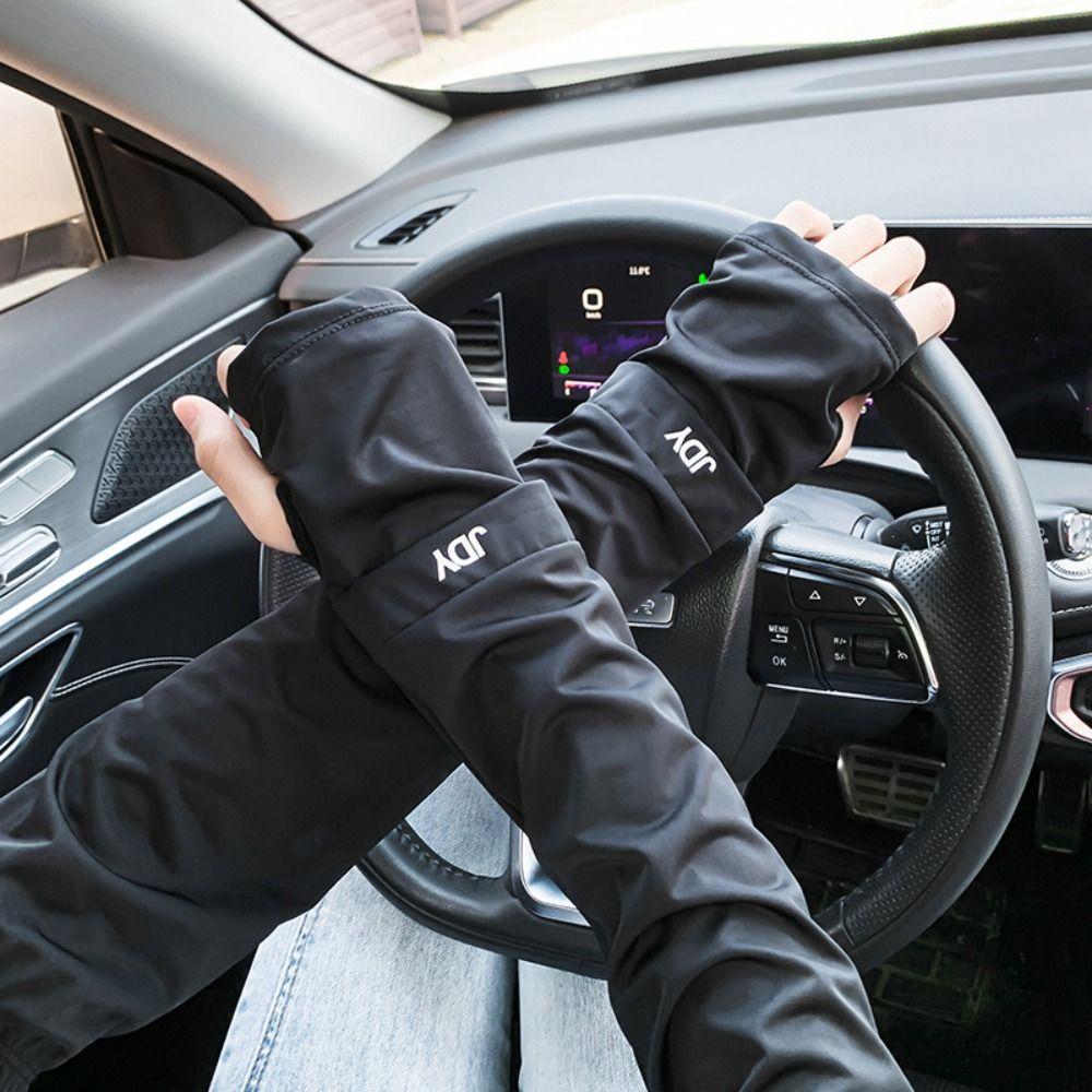 UV Insulation Sunscreen Sleeve Sun Protection Cycling Gloves Breathable Ice Silk Sleeves Outdoor