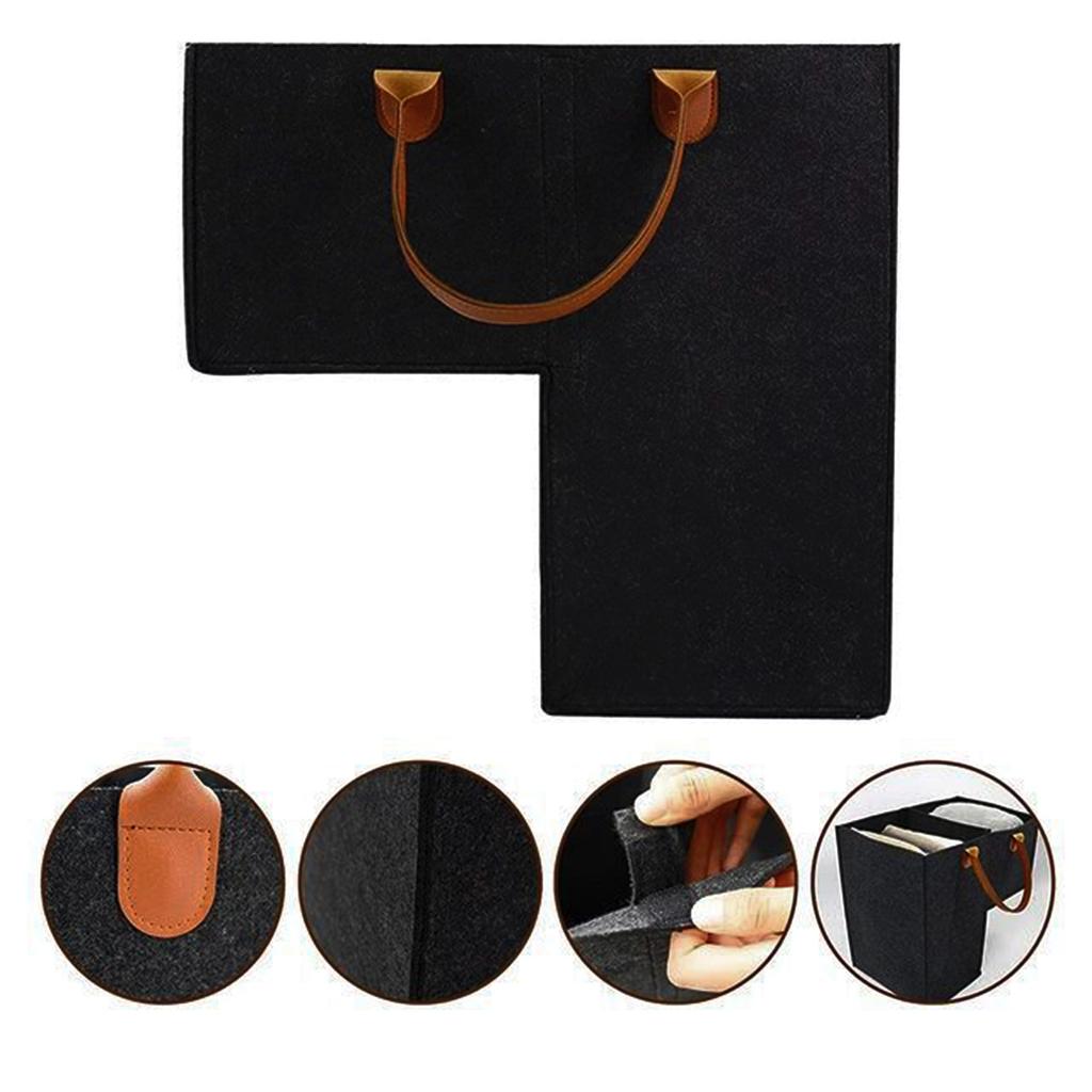 Складная фетровая корзина для ступеней, органайзер для хранения на лестнице, удобное решение для хранения одежды и предметов домашнего обихода