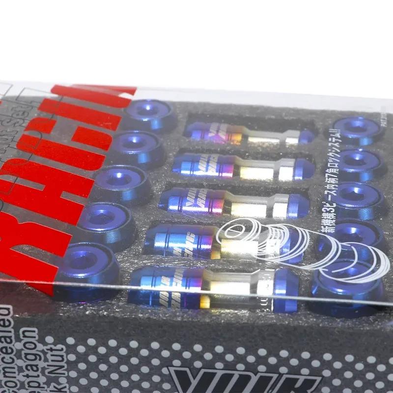 Синие гайки колес Volk Racing Formula Steel Wheel Nuts Диски колес автомобиля Гайка колеса 20 шт./комплект