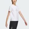 New Adidas Set in Sleeve T Shirt Women's White IZ3147