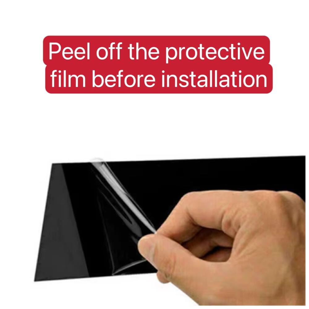 Glossy Black Carbon Pillar Posts Fit For Toyota Highlander Kluger 2020 2021 2022 Door Trim Moulding Window Sticker Cover Decor