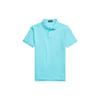 Polo SS22 Logo Solid Color Short Sleeve Polo Shirt Men Tops Blue MNPOKNI1N821717-400