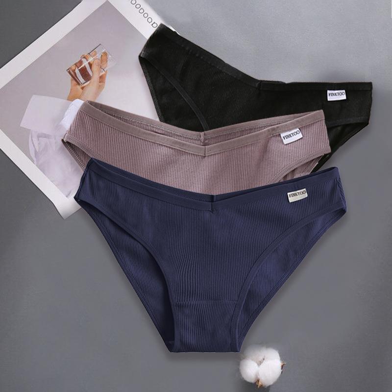 FINETOO 3 шт./компл. M-XXL женские сексуальные хлопковые трусики нижнее белье женские трусы женские трусы хлопковые трусики нижнее белье для девочек