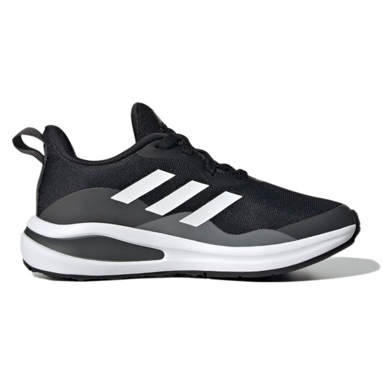 Adidas FortaRun J Black White Детские кроссовки Core-Black Cloud-White Grey-Six GY7597
