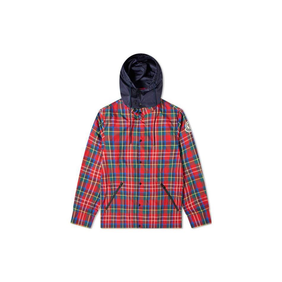 Moncler Куртки Мужские Красные С Капюшоном (Несъемный) Умеренный 1B721C0508458