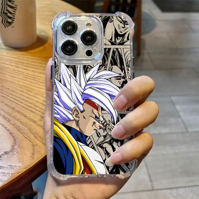 Dragons Balls GT Saiyans Vegeta Goku Phone Case Clear For iPhone 17 16 14 15 11 12 13 Pro Max 16E 15 16 Plus 17 Air Soft Cover