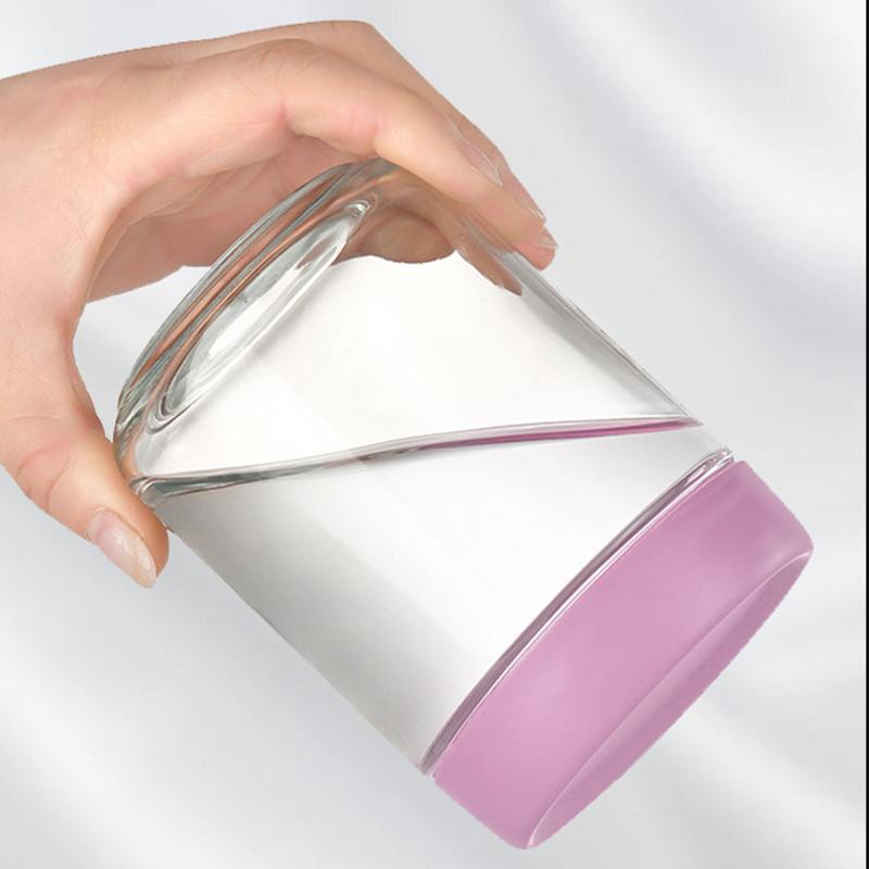 Стеклянные баночки для йогурта с крышками 4 шт. герметичные контейнеры для пищевых продуктов с широким горлышком герметичные для хранения на ночь в морозильной камере коробка для хранения йогурта