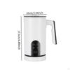 Milk Frother Automatic Coffee Steamer for Chocolate Cream White