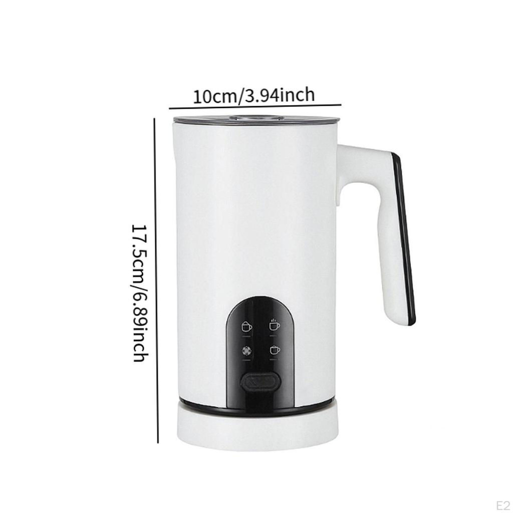 Milk Frother Automatic Coffee Steamer for Chocolate Cream White