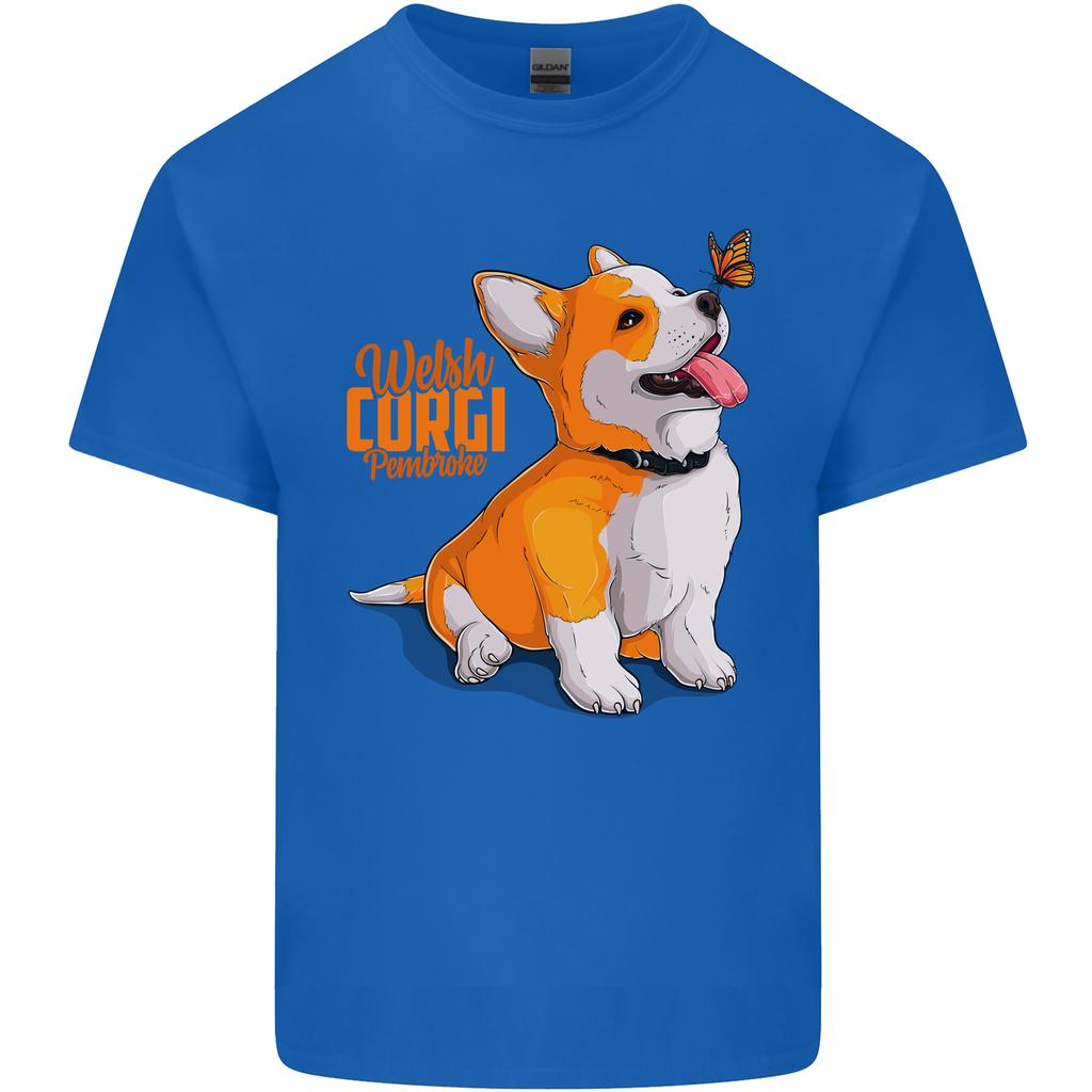 A Welsh Corgi Illustration Dog Unisexs Light Cotton TShirt