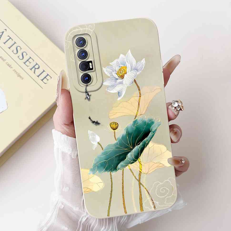Новый Дизайн Чехол Для Oppo Reno3 Pro 5G CPH2009 Защитный Силиконовый Мягкий ТПУ Для Oppo Reno 3 Reno3 Pro 5G Чехол Оболочка Чехол