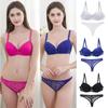 Women Lace Floral Bralette Balcony Padded Push Up Bra Sets Underwear Panties