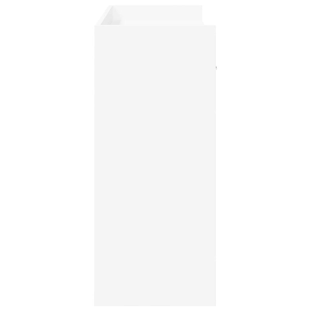 Console Table White 90 x 35 x 80 cm Particleboard