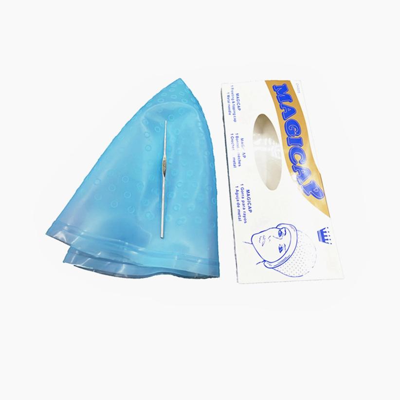 Многоразовая шапочка для окрашивания волос, шапочка для мелирования, белая глазурь с крючками, удобный цветной инструмент для ухода за волосами высокого качества