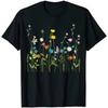 Wildflower Summer Flowers Blooming Floral Graphic T-Shirt Men T Shirts Hombre Aesthetic Casual Cotton Four Seasons