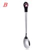 Drink Cute Cat Claw Stainless Steel Coffee Spoon Kitchen Supplies Tableware Dessert Spoons
