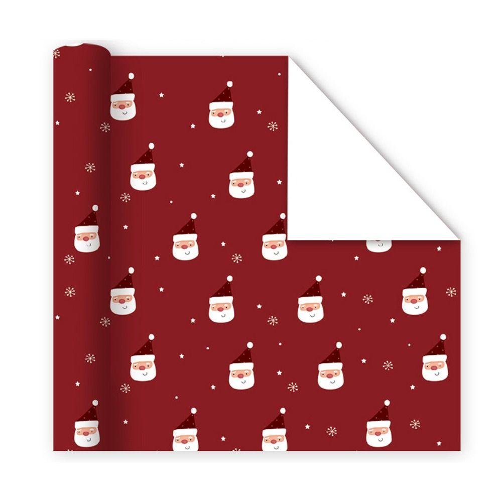 Roll Christmas Packaging Paper 2025 DIY Craft Paper Happy New Year Gift Wrapping Paper