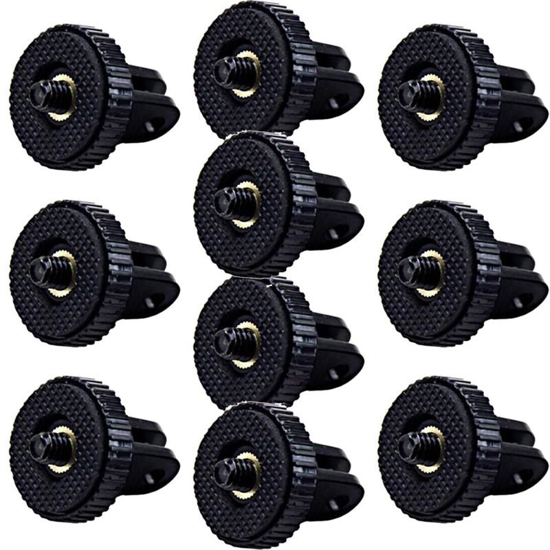 1/4-20 адаптер-адаптер для штатива GoPro Hero 12 11 10 9 8 7 6 5 SJCAM Insta360 X2 X3 DJI Osmo аксессуары для экшн-камер