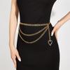 Металлический юбочный костюм Сяосянфэн Пояс-цепочка Веревка Пряная девушка Цепочные аксессуары Тренд