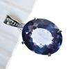 Natural Color Change Alex 32.70 Ct CERTIFIED 925 Sterling Silver Oval Pendant MY.PDS-334-NS