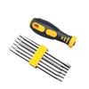 12 In 1 Strong Magnetic Screwdriver Set Flat Shaped Screwdriver Head Multifunctional Precision Maintenance Tool