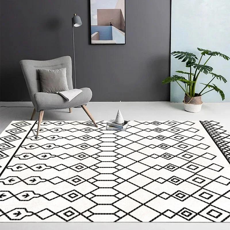 Ковер в марокканском этническом стиле для гостиной, журнальный столик, ковер большой площади, для спальни, в богемном стиле в стиле ретро, ​​коврик для пола, коврик для пола