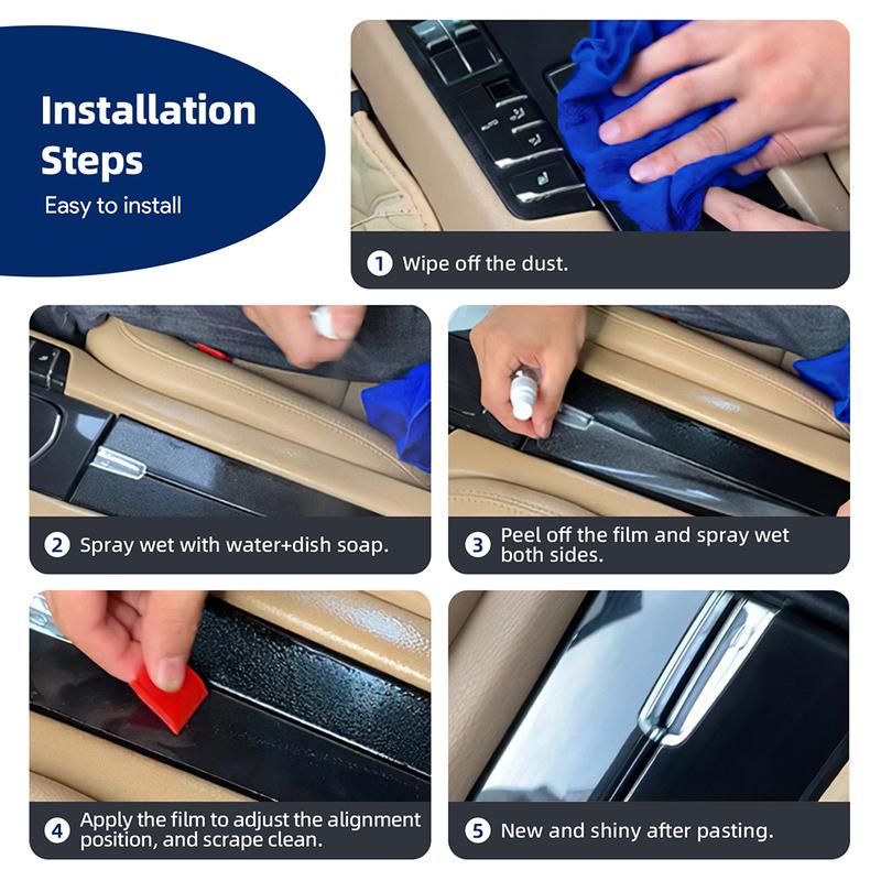 Защитная пленка из ТПУ для интерьера Mercedes Benz V-Class W639 2024 2025 2026, прозрачная, устойчивая к царапинам, самовосстанавливающаяся, для центральной консоли автомобиля