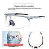 Photochromic Motorcycle Glasses Auto Tinting Lens UV Protection Sports Windproof Safety Eyewear for Day Night Cycling