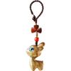 Брелок и ремешок для телефона в виде мультяшного оленя из сандалового дерева - Унисекс плетеный орнамент