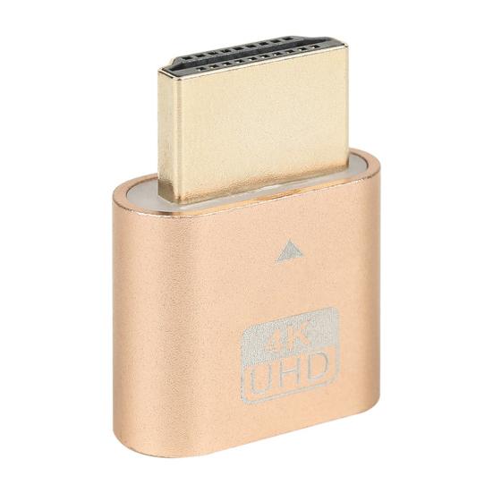 Эмулятор дисплея монитора-пустышки с поддержкой 4K HDMI Адаптер виртуального дисплея без головы