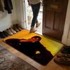 OOg Buda Russia Rapper Floor Mat Soft Flannel Absorbent Mat Non-Slip Rug Home Bedroom Bathroom