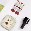 Item Shop Vacation Premium Pedicure Sticker Self Gel Nail Sticker 2 Sets, 25 Smile Stones, 4 Pieces