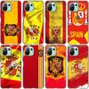 Spain Coat of Arms Flag Case For Xiaomi Mi 11 Lite NE 11i 10T 11T Pro A2 A3 Lite POCO F3 M3 M4 C31 X3 Pro NFC GT Black Cover