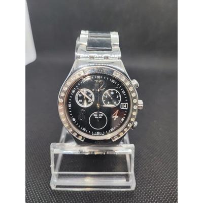 Б/у Swatch IRONY Хронограф 2006 Новая батарейка Рабочий