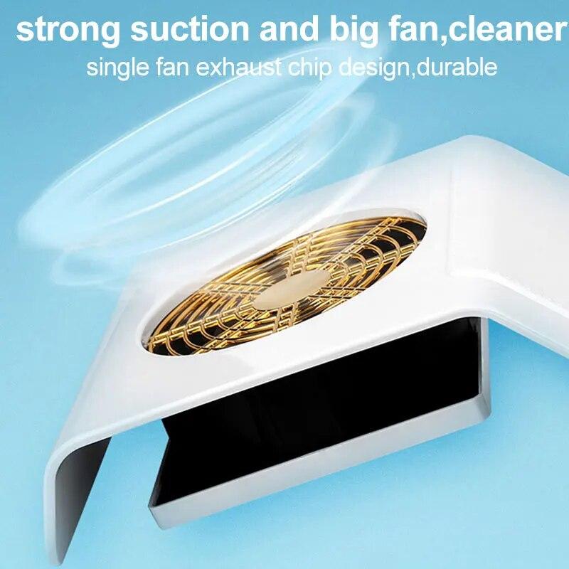 40 Вт пылесос для ногтей пылесос для маникюра вентилятор для ногтей с 2 мешками для сбора пыли салонные инструменты