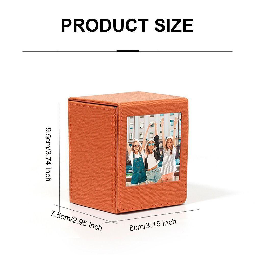 Large Capacity Photograph Case Instant Camera Card Holder for Polaroid/Fujifilm Instax SQ