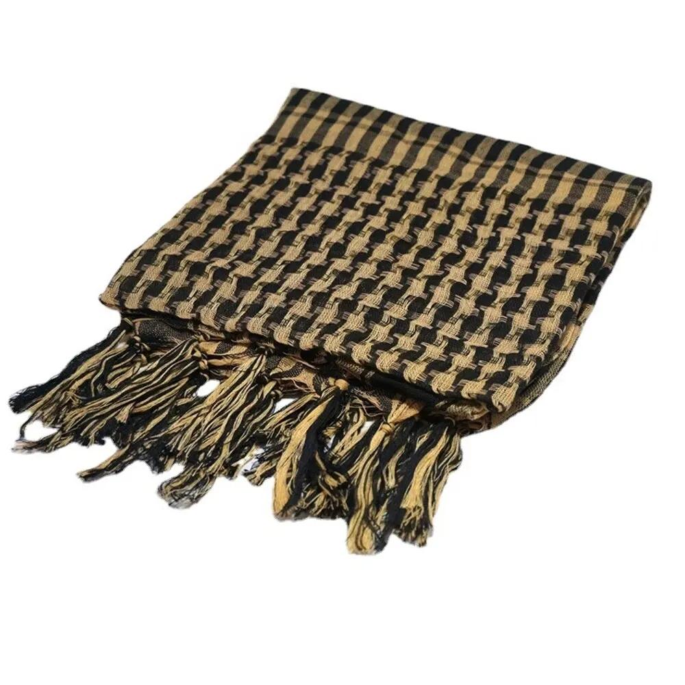 Тактический шарф-обертка для пустыни Keffiyeh Shemagh, арабский шарф-обертка для шеи Keffiyeh для мужчин и женщин