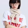 macni LOVE M KNIT MUFFLER IVORY