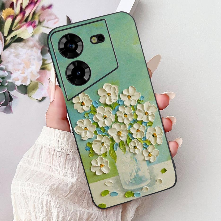 For Tecno Pova 5 Case LH7n Cute Fashion Pattern Cover Soft TPU Phone Cases For Tecno Pova 5 Pro LH8n Pova5 Pro Back Cover Bumper