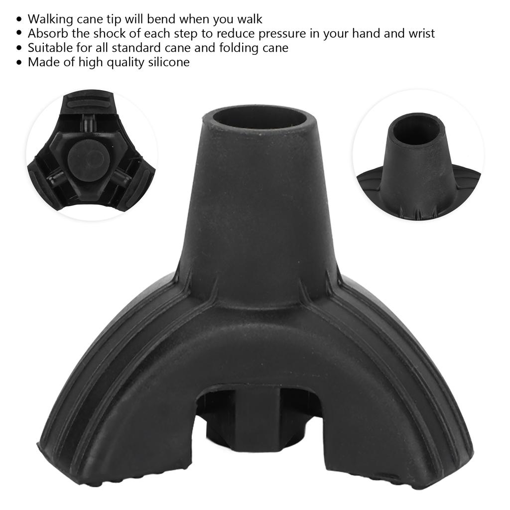 Трости Треноги Подушечки Мягкий Силикон Предотвращают Скольжение Падение Трости Подушечка для Ножки 22мм