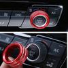 Car Air Condition/Audio Volume Control  Knob Trim Ring Accesories Fit For 1 2 3 3GT 4  X1 F30 F34 F20(With AUTO Button)