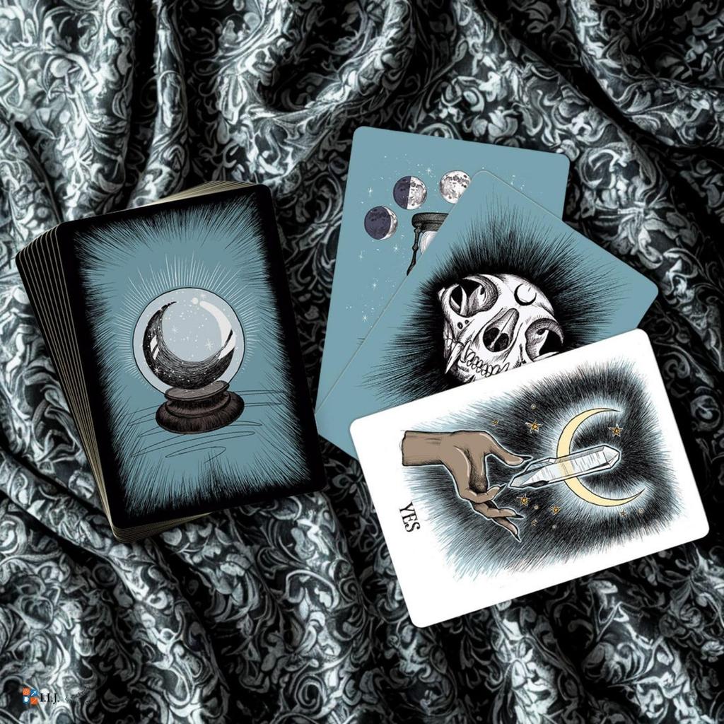 Oracle Cards Crystal Ball Pocket Oracle Japanese Edition Pocket Size Affirmations Fortune Telling with Japanese Instructions I.I.J