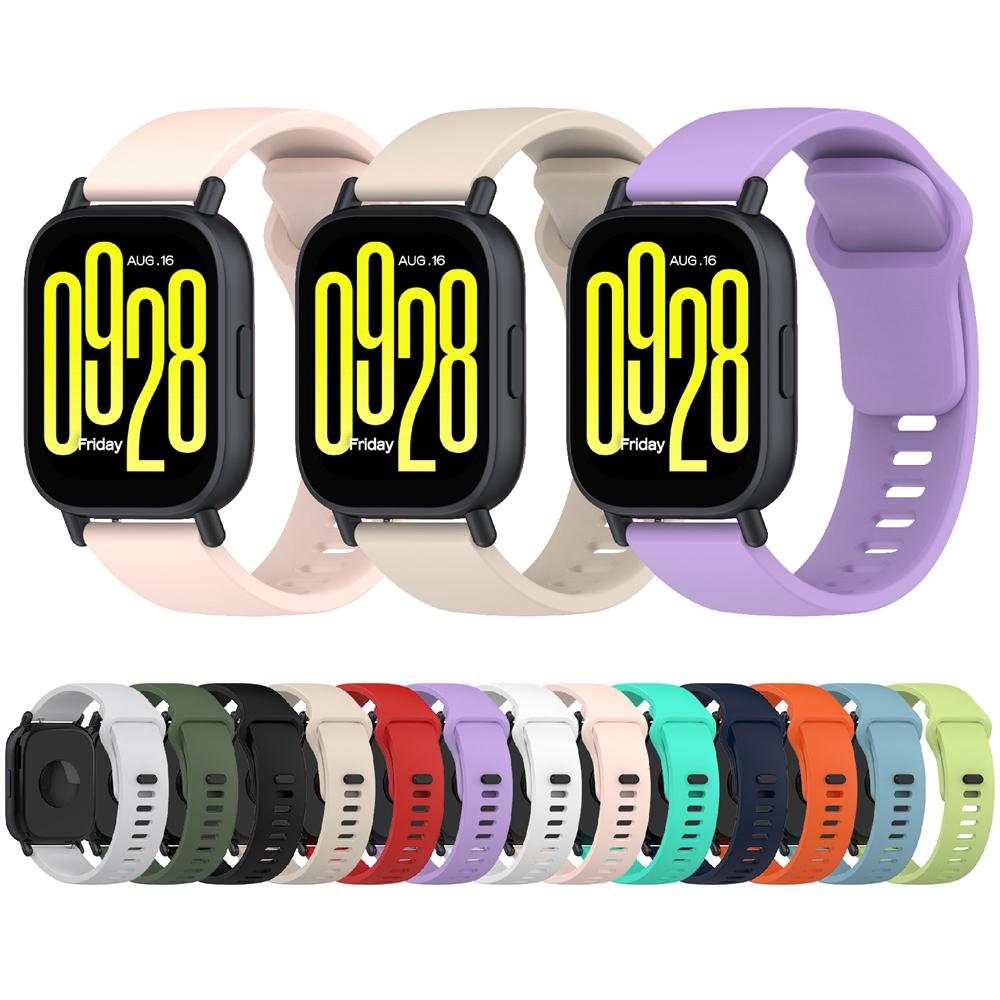 Силиконовый ремешок для часов 22 мм для Redmi Watch 5 Active/Lite, сменный мягкий ремешок для Xiaomi Watch S1 S3 S4, спортивный браслет