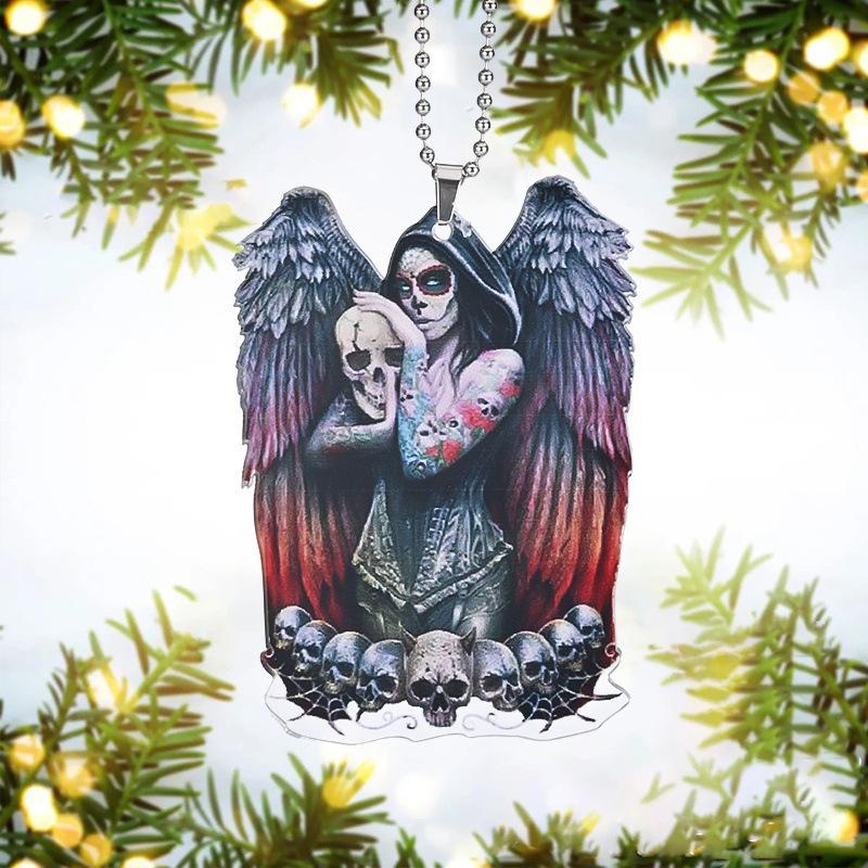 Акриловый материал, плоские украшения для автомобиля, украшения для дома, подвески, украшения для рюкзака, подвески для брелока