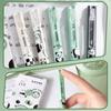 5PCS/Set Black Ink Gel Pen Press Type Ballpoint Pen High Quality Writing Tools  Stationery